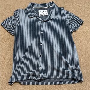 Free Planet Navy and White Striped Shirt